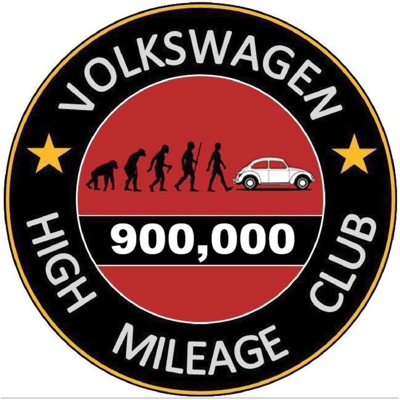Volkswagen High Mileage Club Sticker