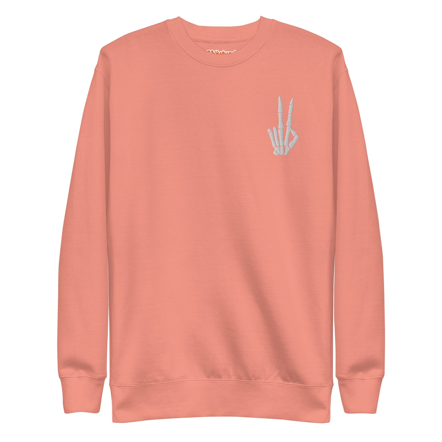 Vintage Premium Embroidered Peace Skellie Crewneck Volkshaunt 2023