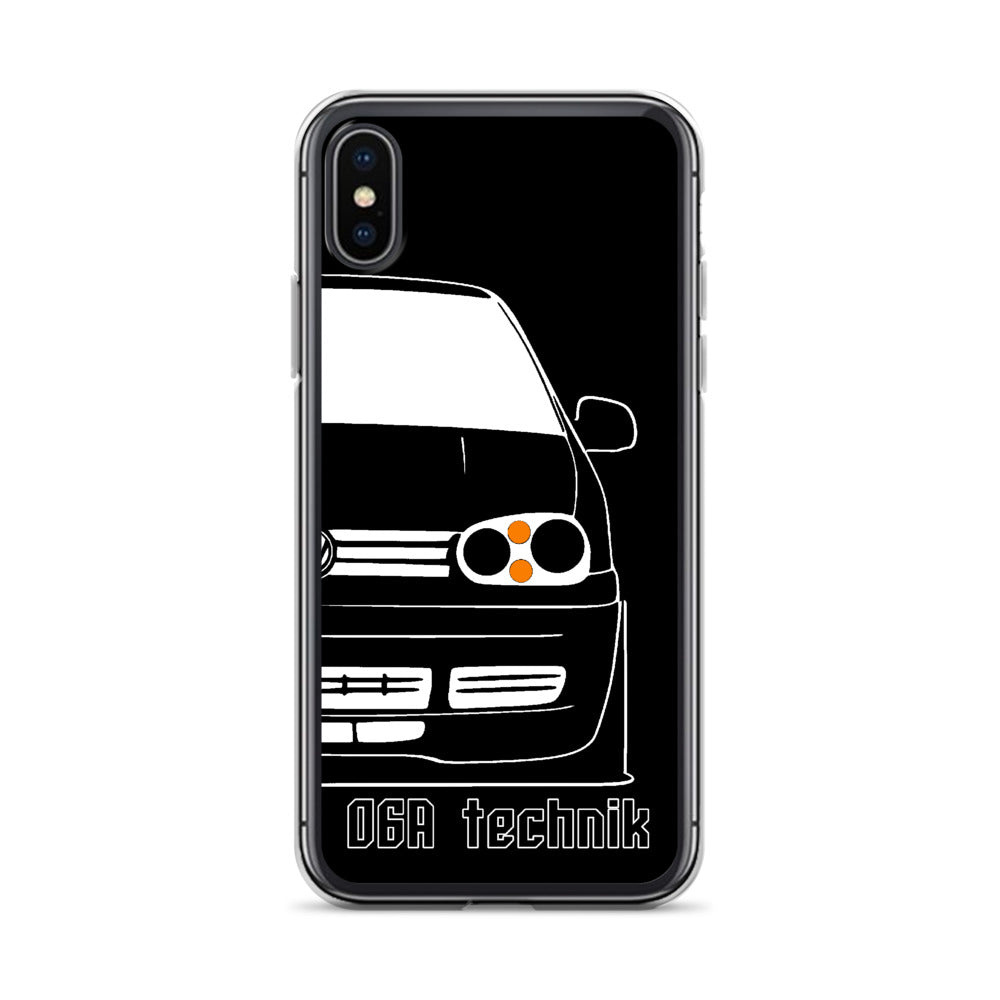 MK4 20th GTI Black iPhone Case