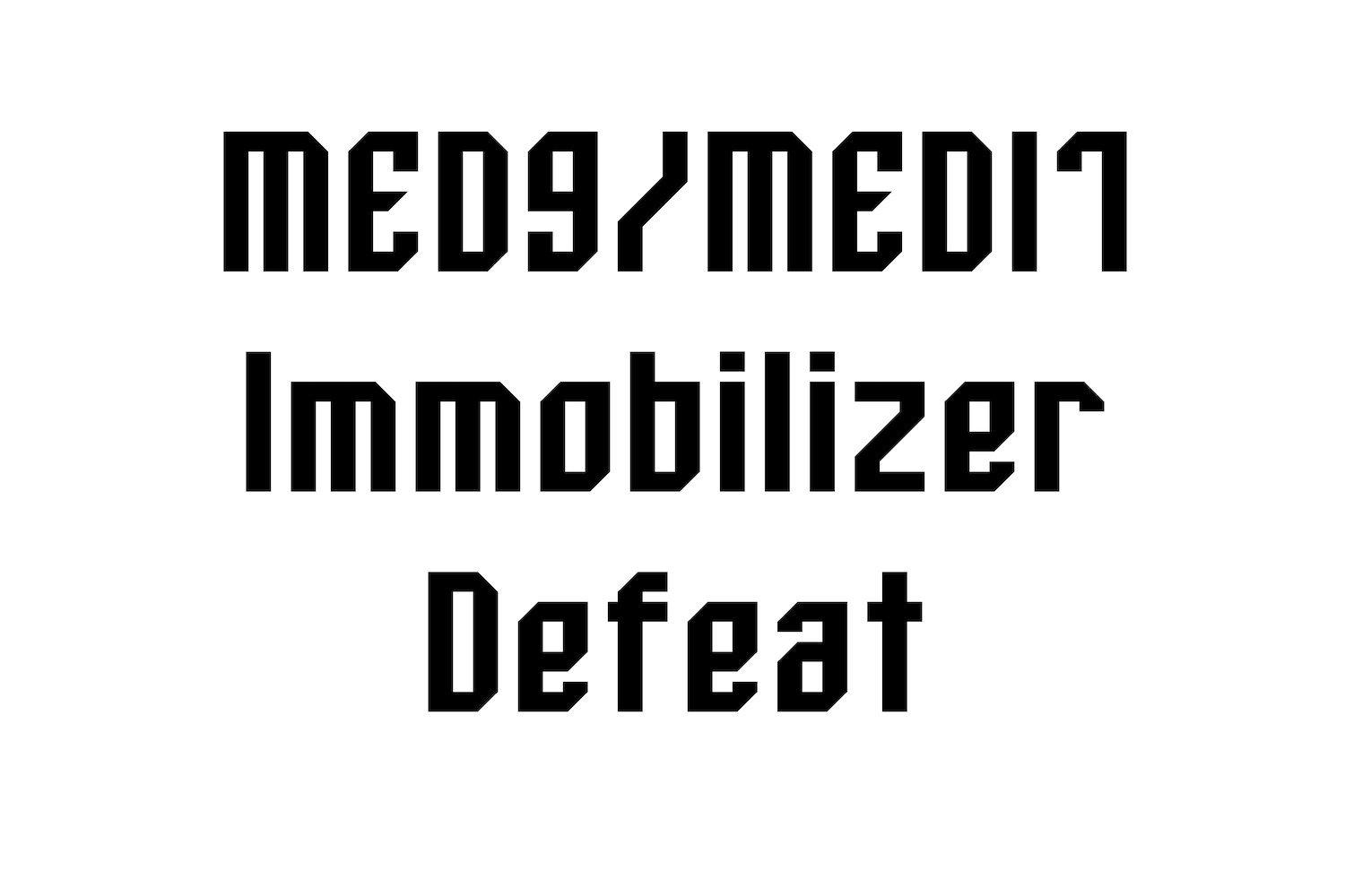 06a-technik - MED9/MED17 Immobilizer Defeat - 