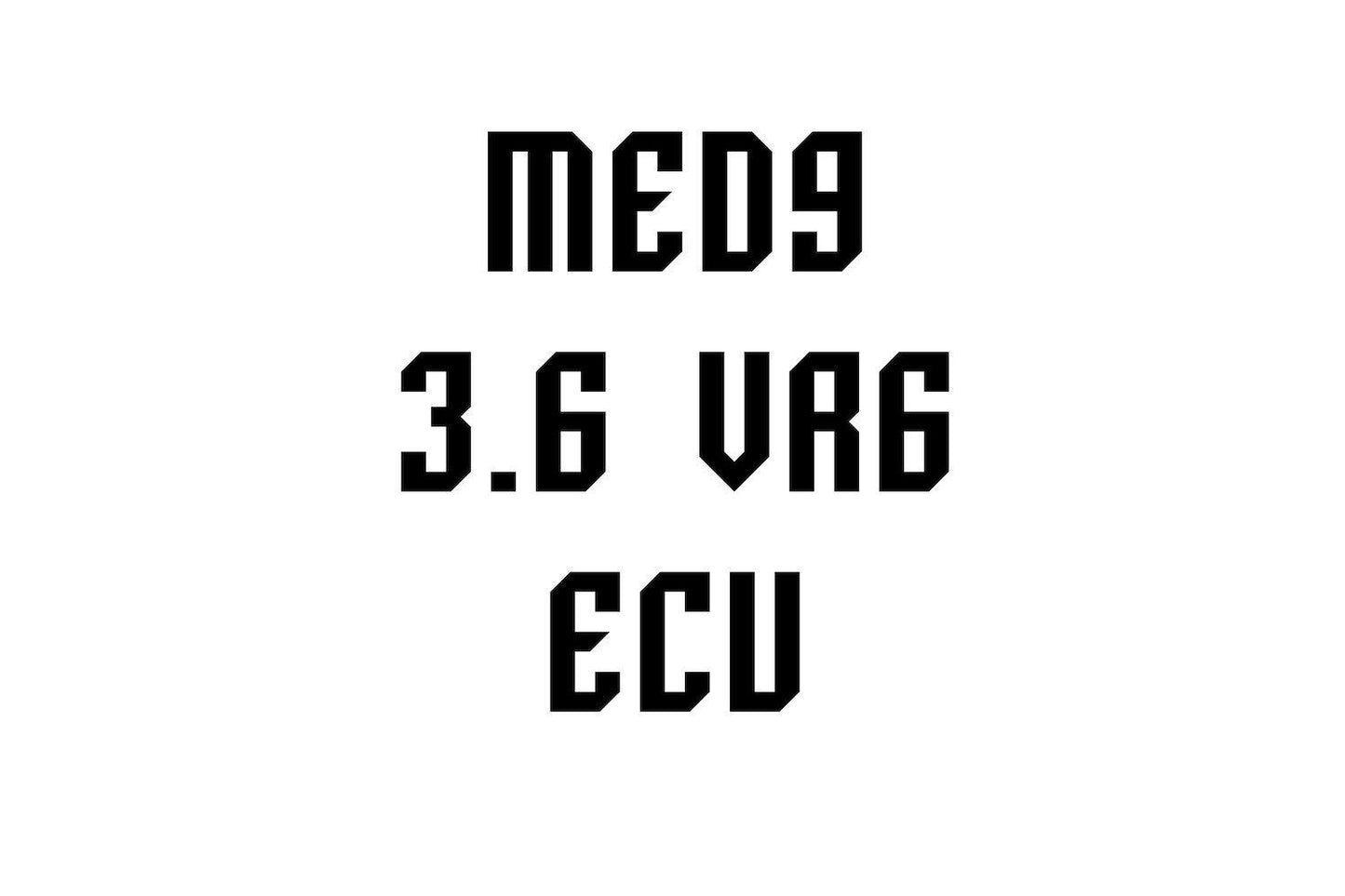 06a-technik - Stock MED9 3.6 VR6 ECU - 